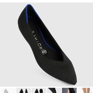 Rothy’s Point Flats in Black